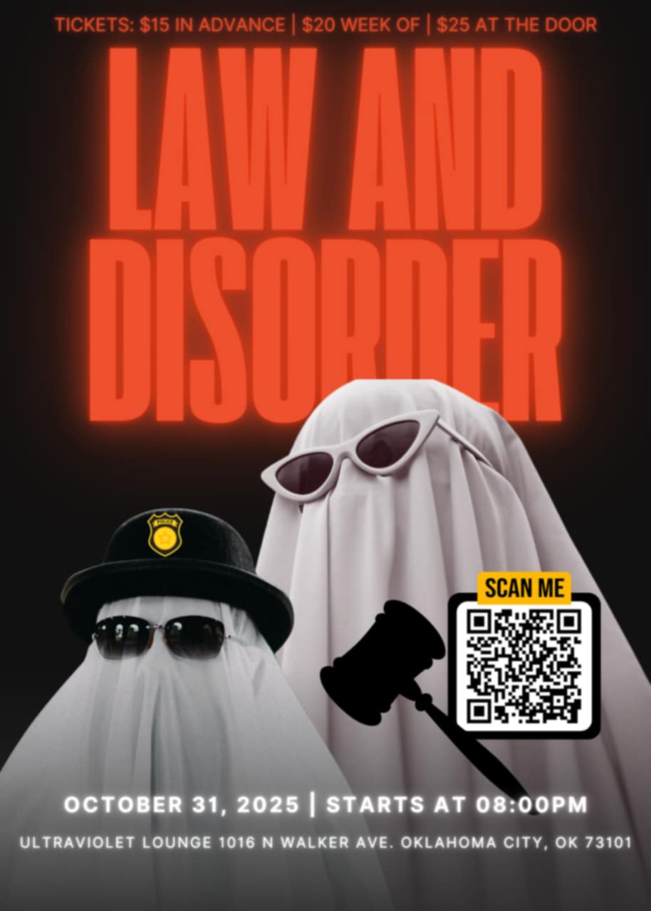 Law and Disorde — 2L Halloween Party Flyer